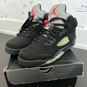 Jordan 5 Retro Black Metallic 7Y